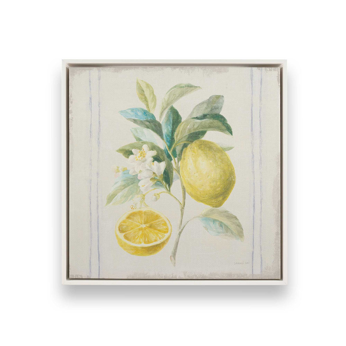 [Color:Opaque White], Picture of art in a White frame