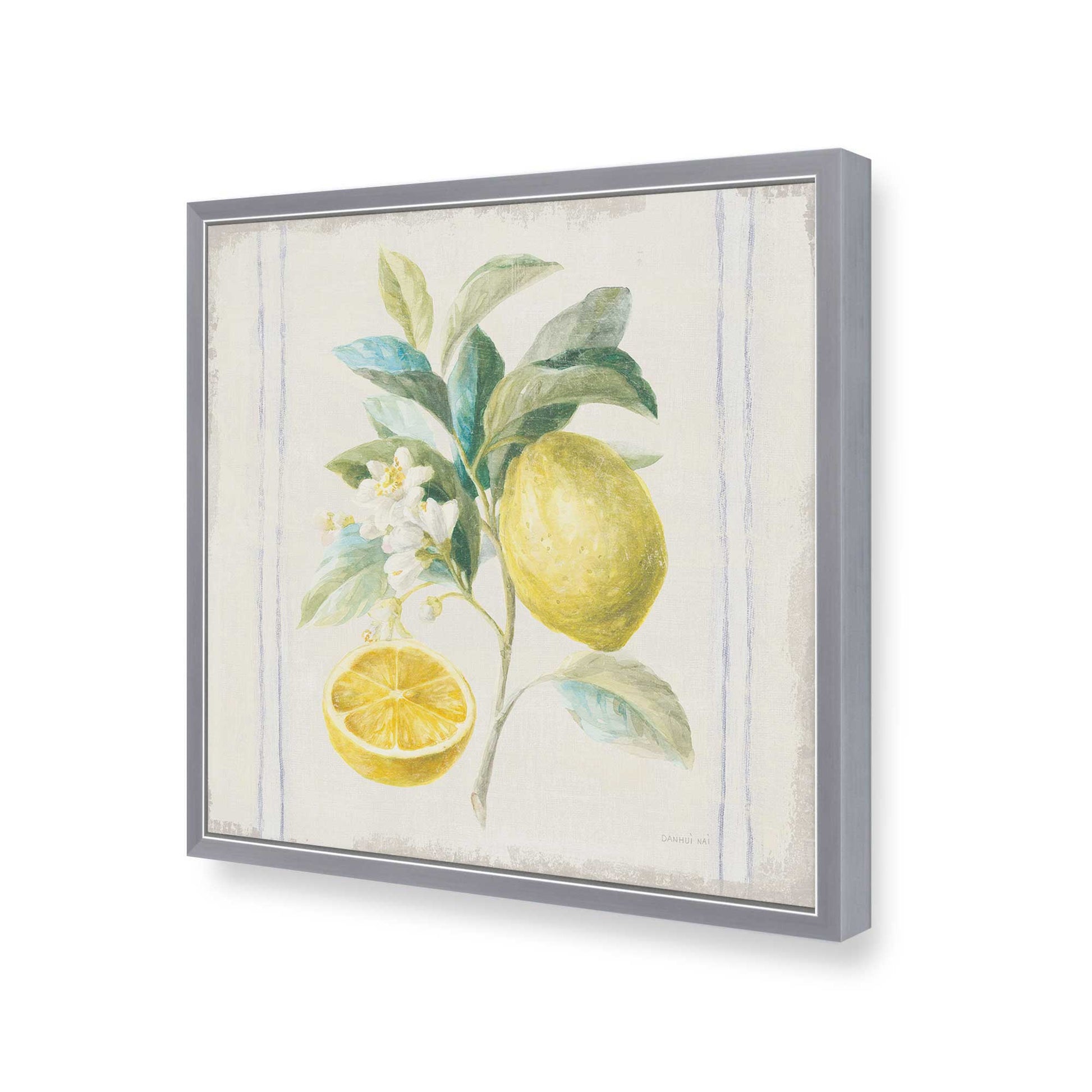 [Color:Polished Chrome], Picture of art in a Polished Chrome frame of the corner