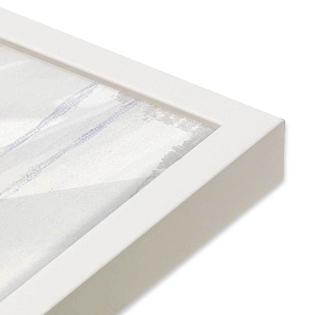 [Color:Opaque White], Picture of art in a Opaque White frame at an angle