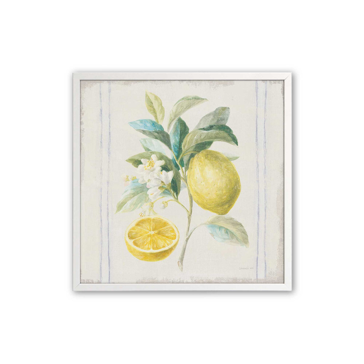 [Color:Opaque White], Picture of art in an Opaque White frame