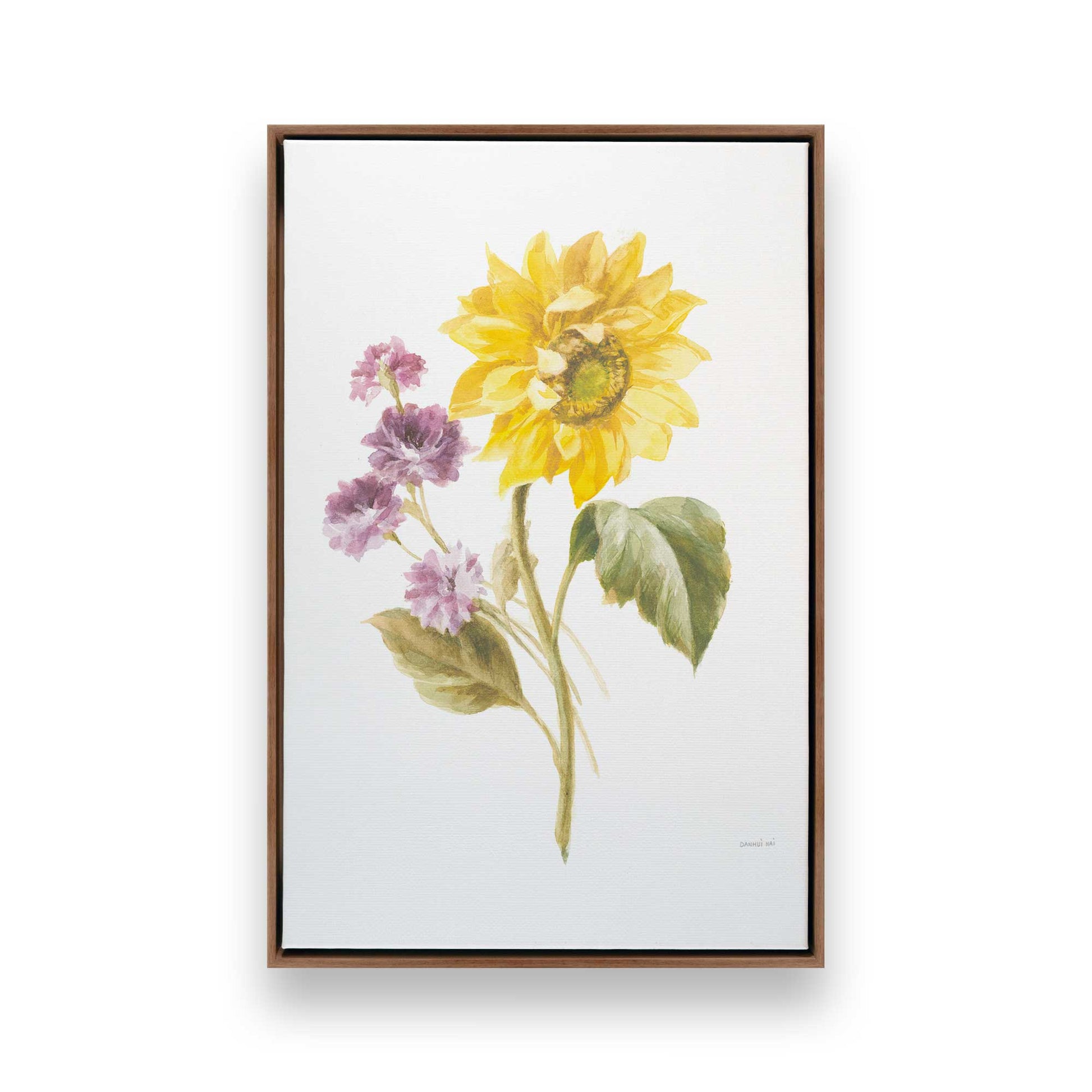 [Color:Walnut], Picture of art in a Walnut frame