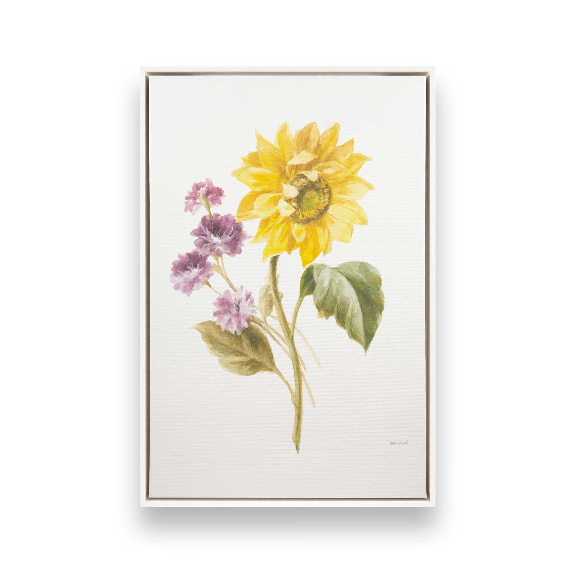 [Color:Opaque White], Picture of art in a White frame