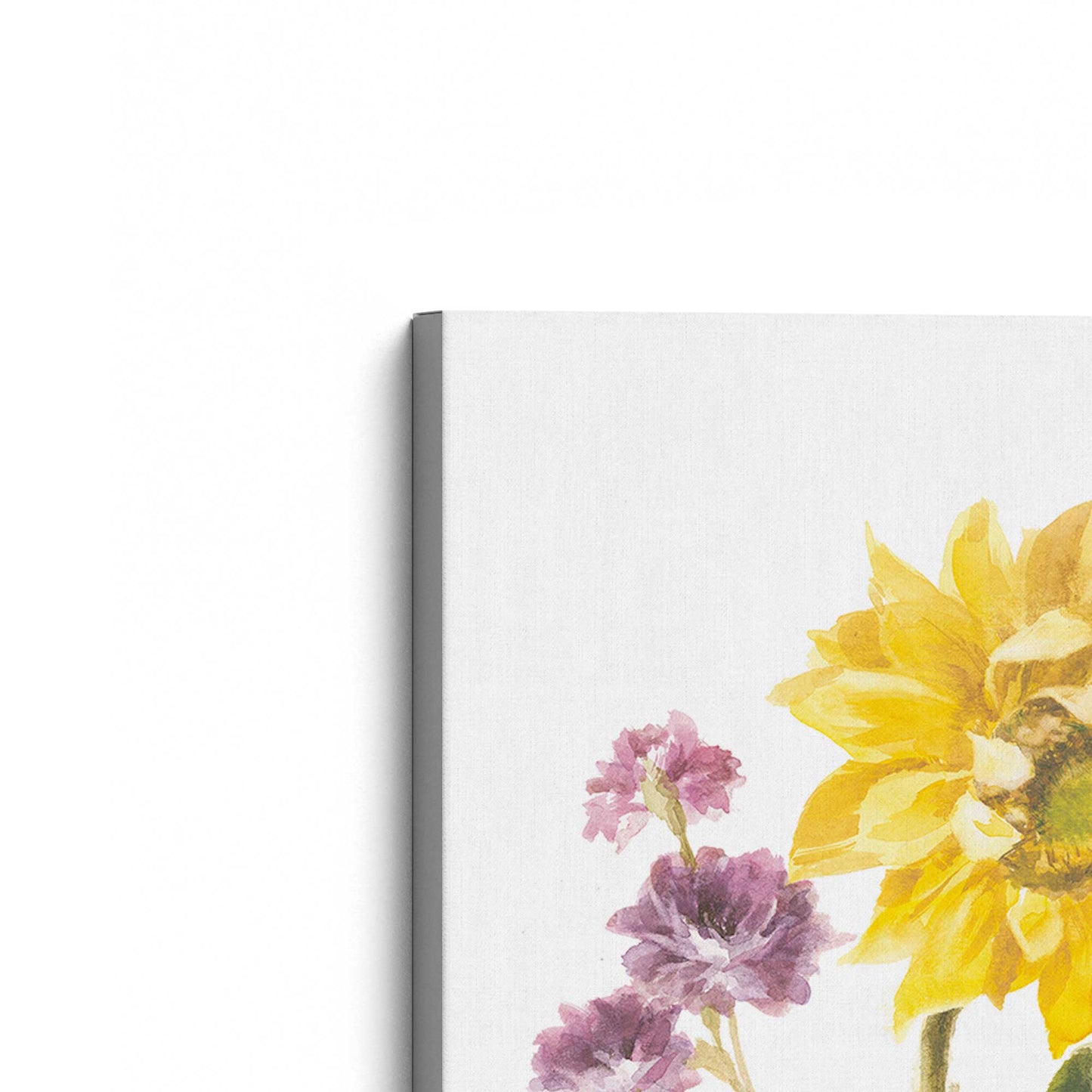 [Color:Stretched Canvas], Picture of the corner of the art