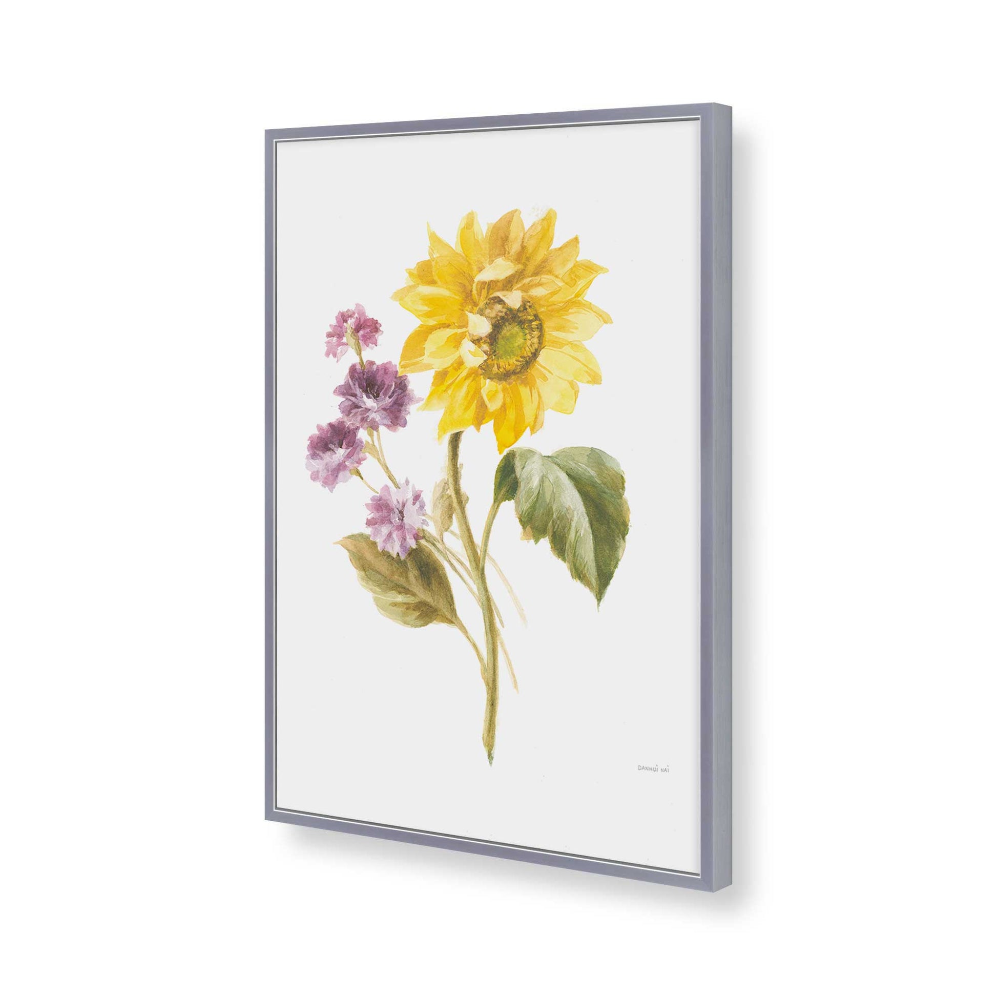 [Color:Polished Chrome], Picture of art in a Polished Chrome frame of the corner