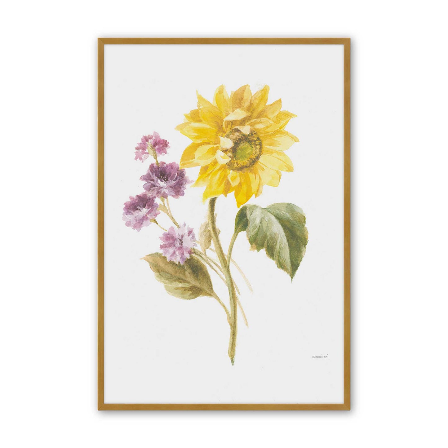 [Color:Polished Gold], Picture of art in a Polished Gold frame