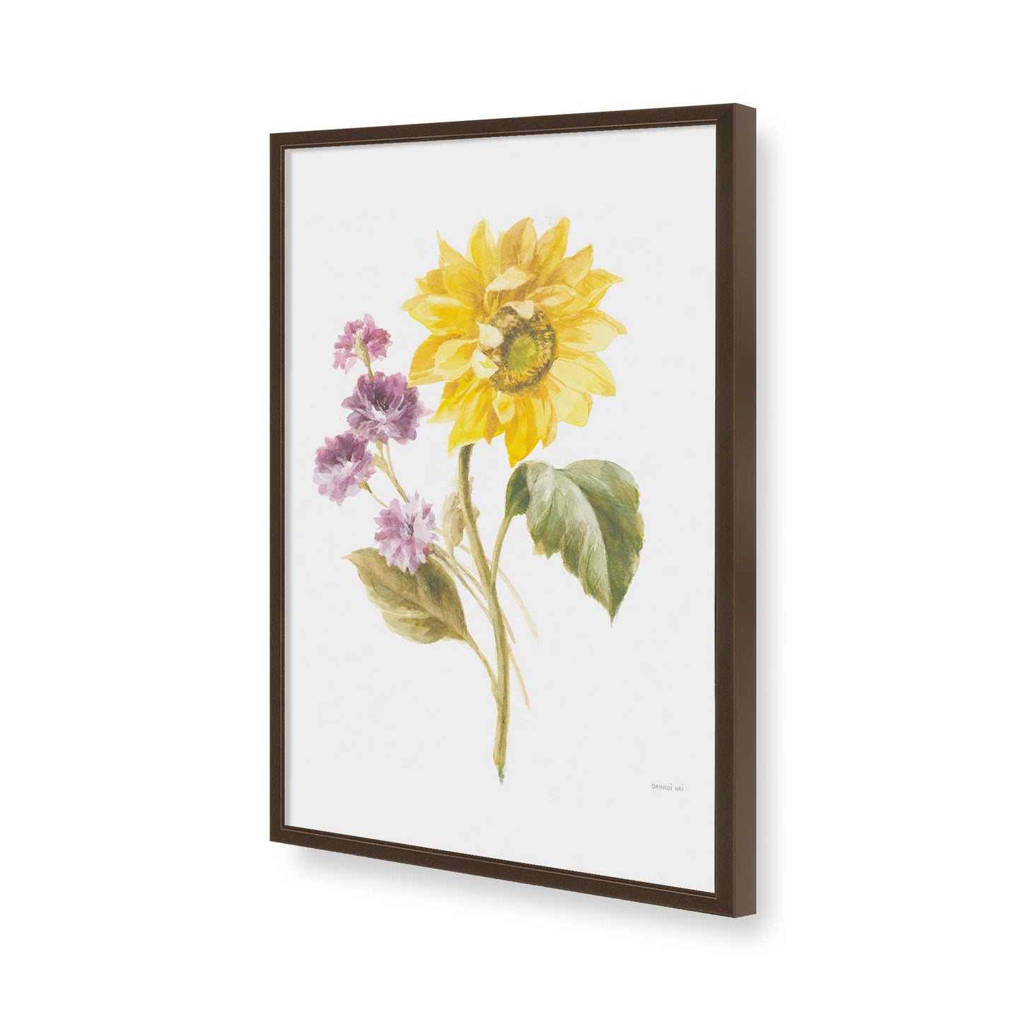 [Color:Belvinder Brown], Picture of art in a Belvinder Brown frame of the corner