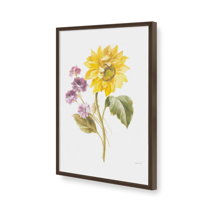 [Color:Brown], Picture of art in a Brown frame of the corner