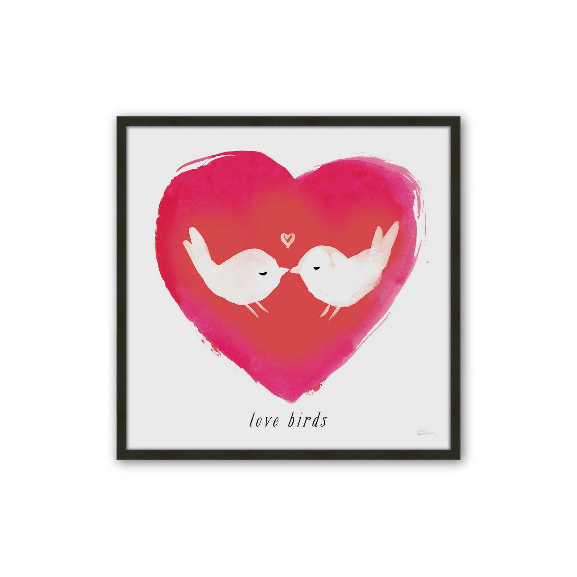 [Color:Satin Black], Picture of art in a Satin Black frame