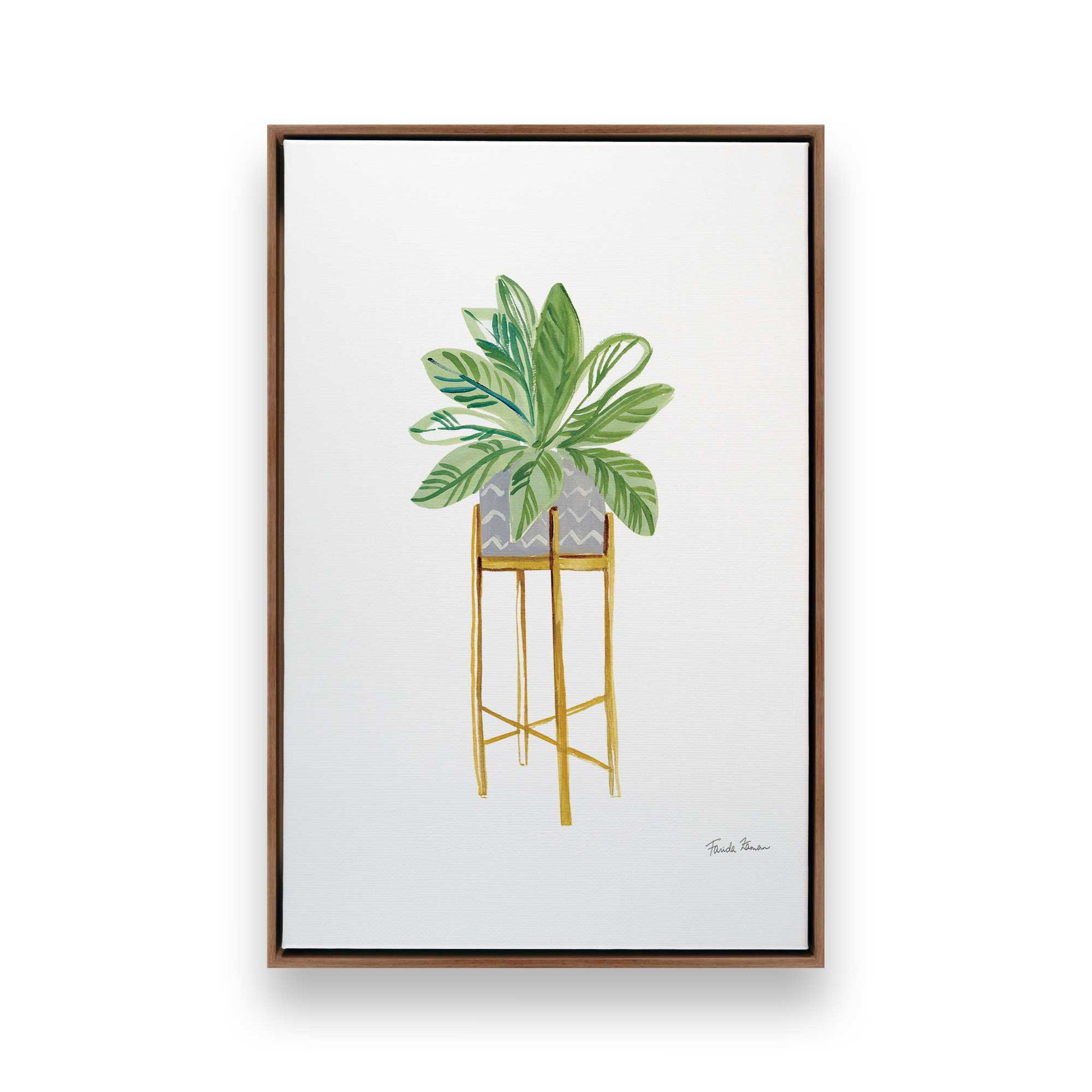 [Color:Walnut], Picture of art in a Walnut frame