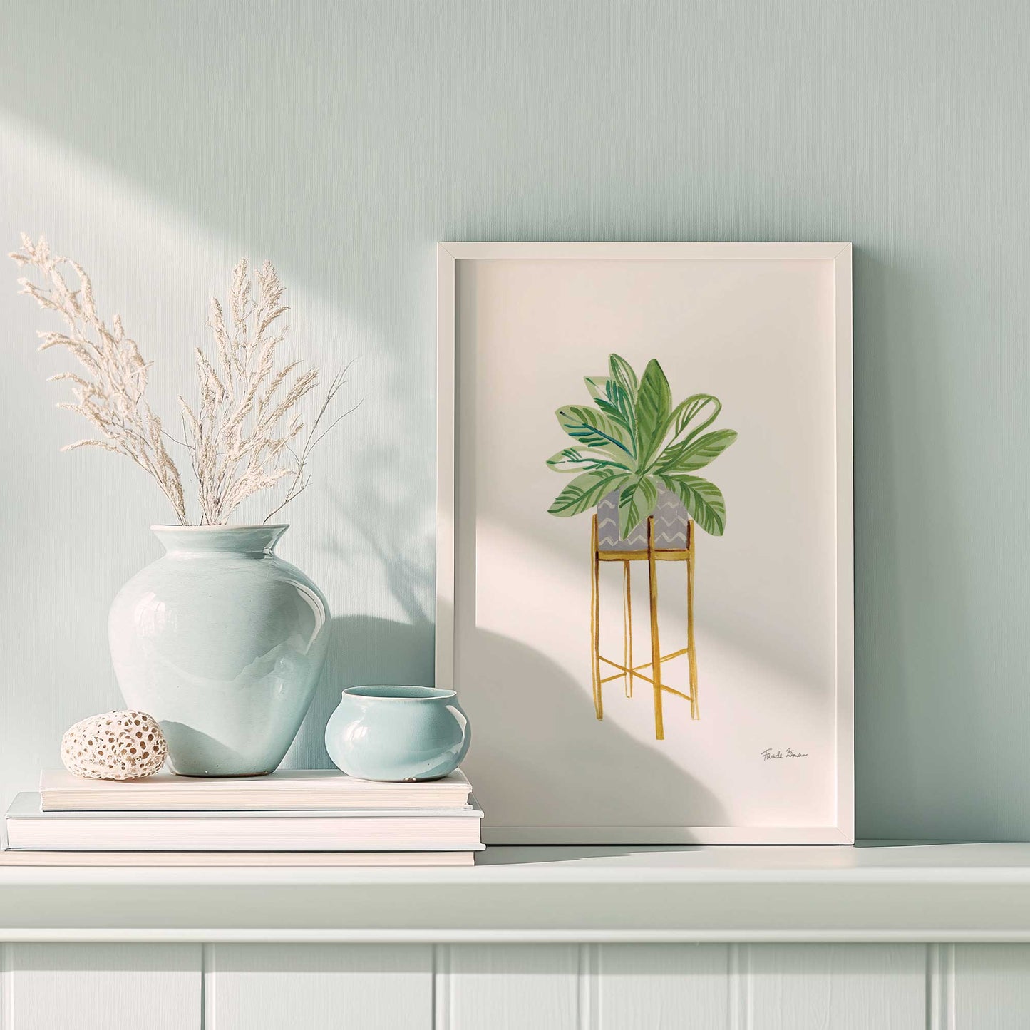Picture of art in a room