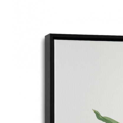 [Color:Satin Black], Picture of art in a Satin Black frame at an angle