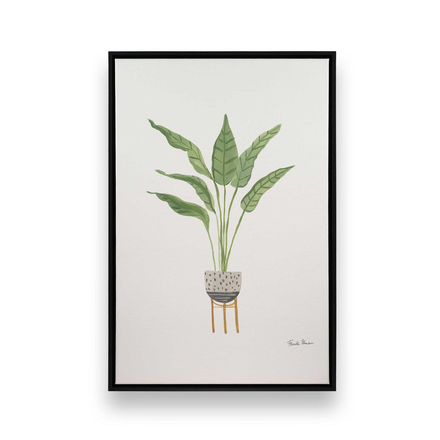 [Color:Satin Black], Picture of art in a Satin Black frame