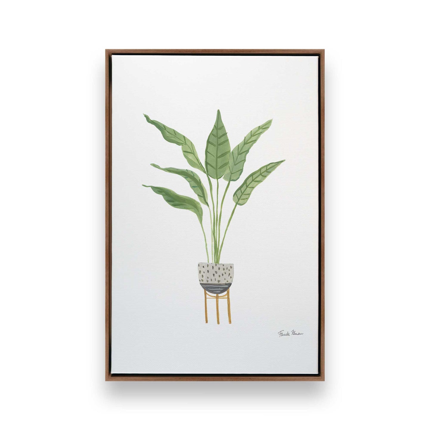 [Color:Walnut], Picture of art in a Walnut frame