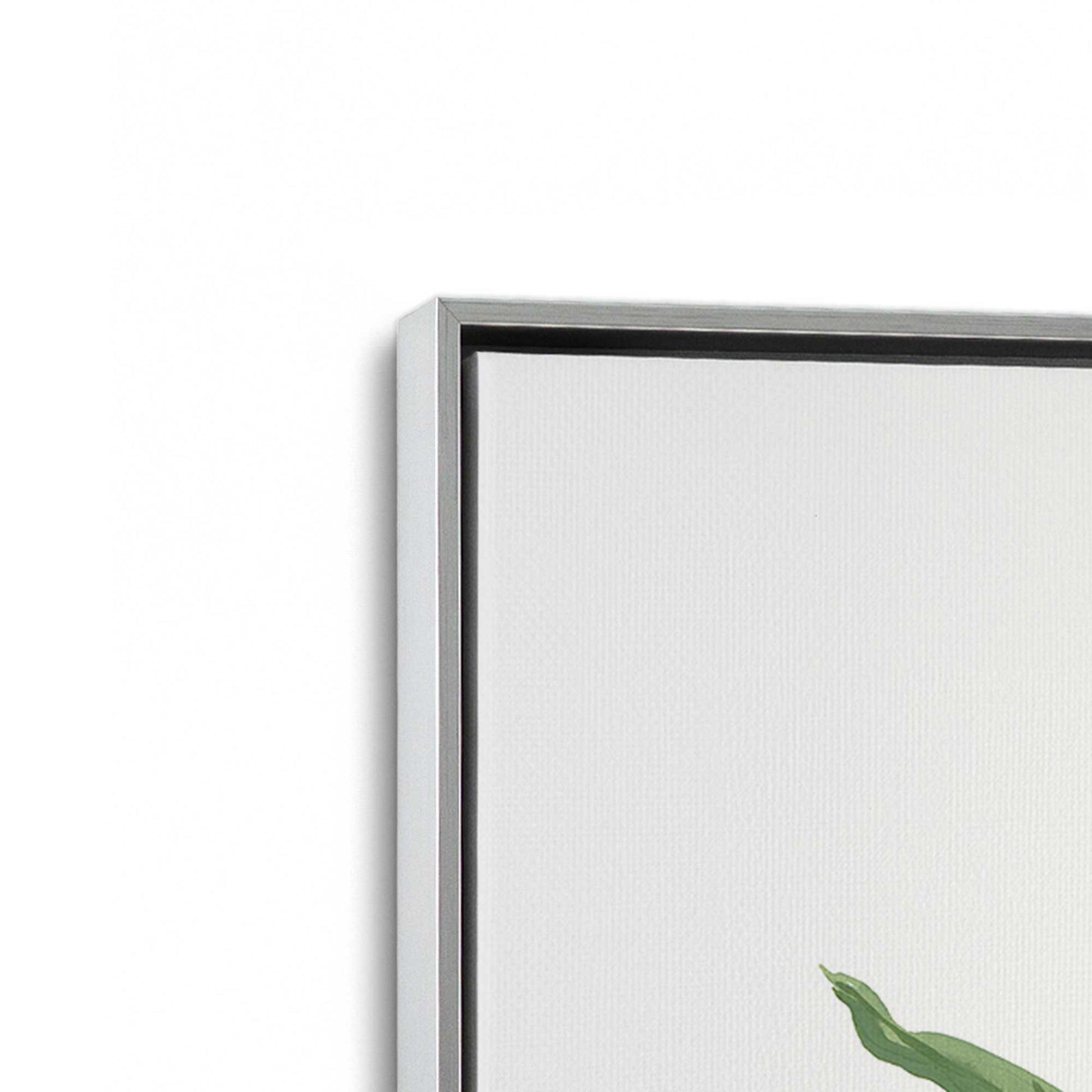 [Color:Polished Chrome], Picture of art in a Polished Chrome frame at an angle