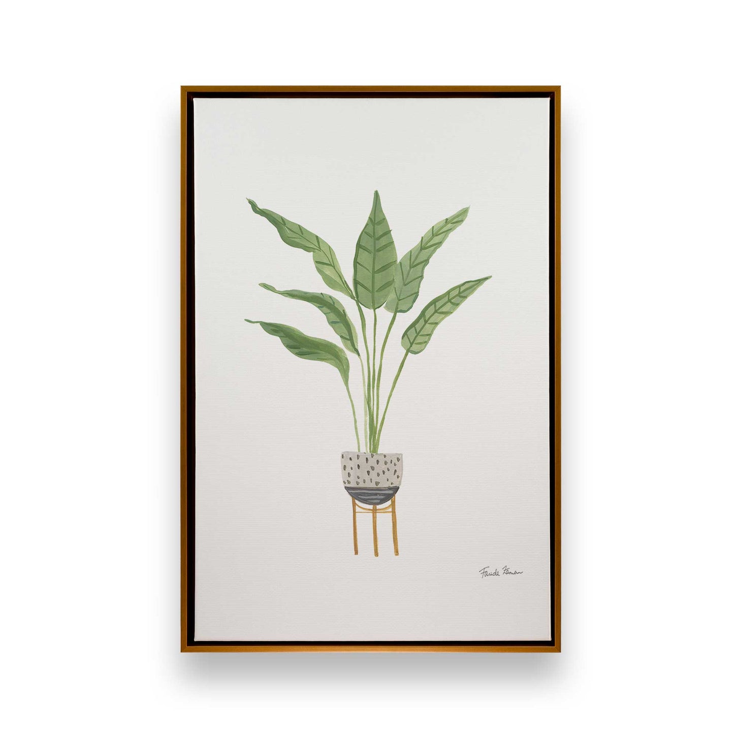 [Color:Polished Gold], Picture of art in a Polished Gold frame