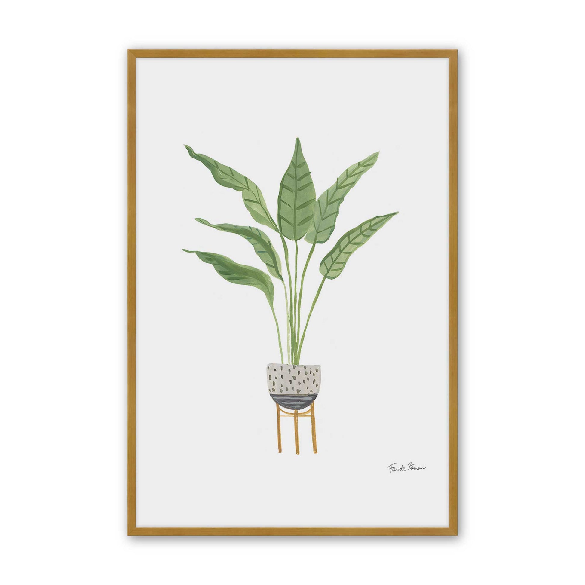 [Color:Polished Gold], Picture of art in a Polished Gold frame