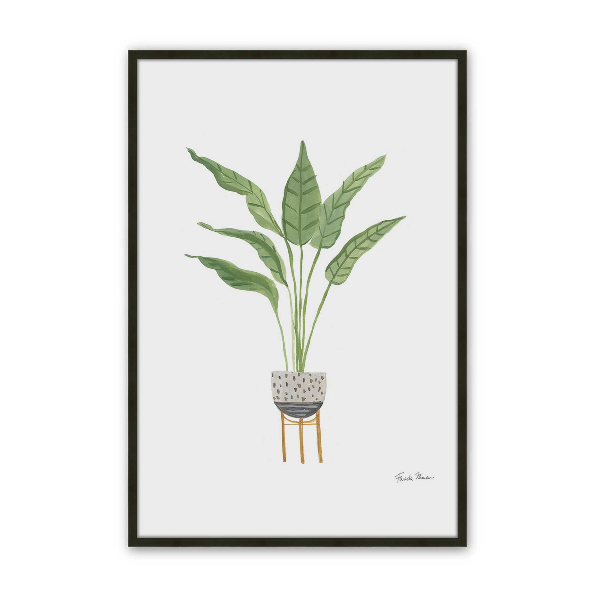 [Color:Satin Black], Picture of art in a Satin Black frame