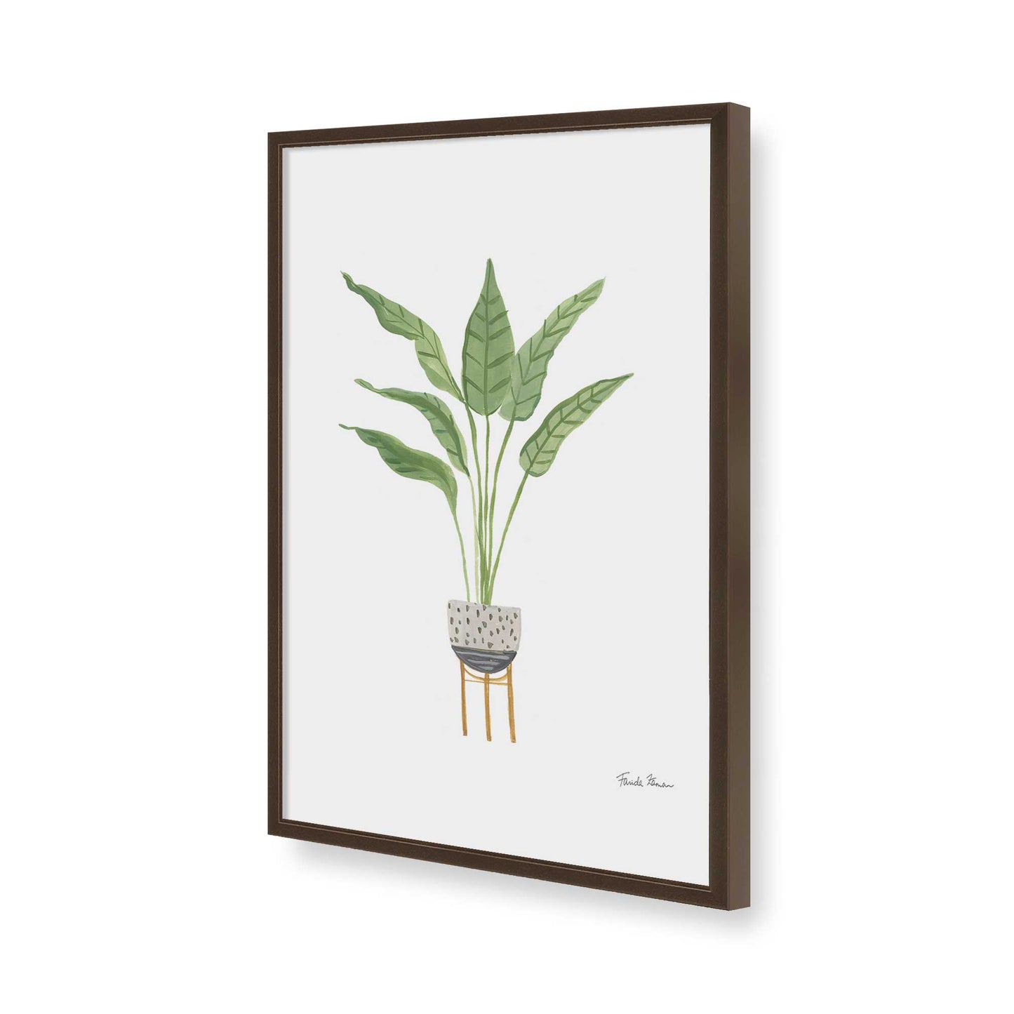 [Color:Belvinder Brown], Picture of art in a Belvinder Brown frame of the corner