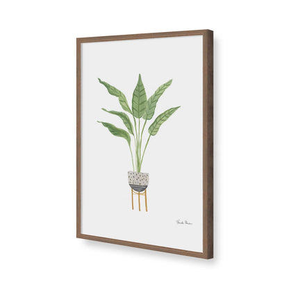 [Color:Walnut], Picture of art in a Walnut frame of the corner