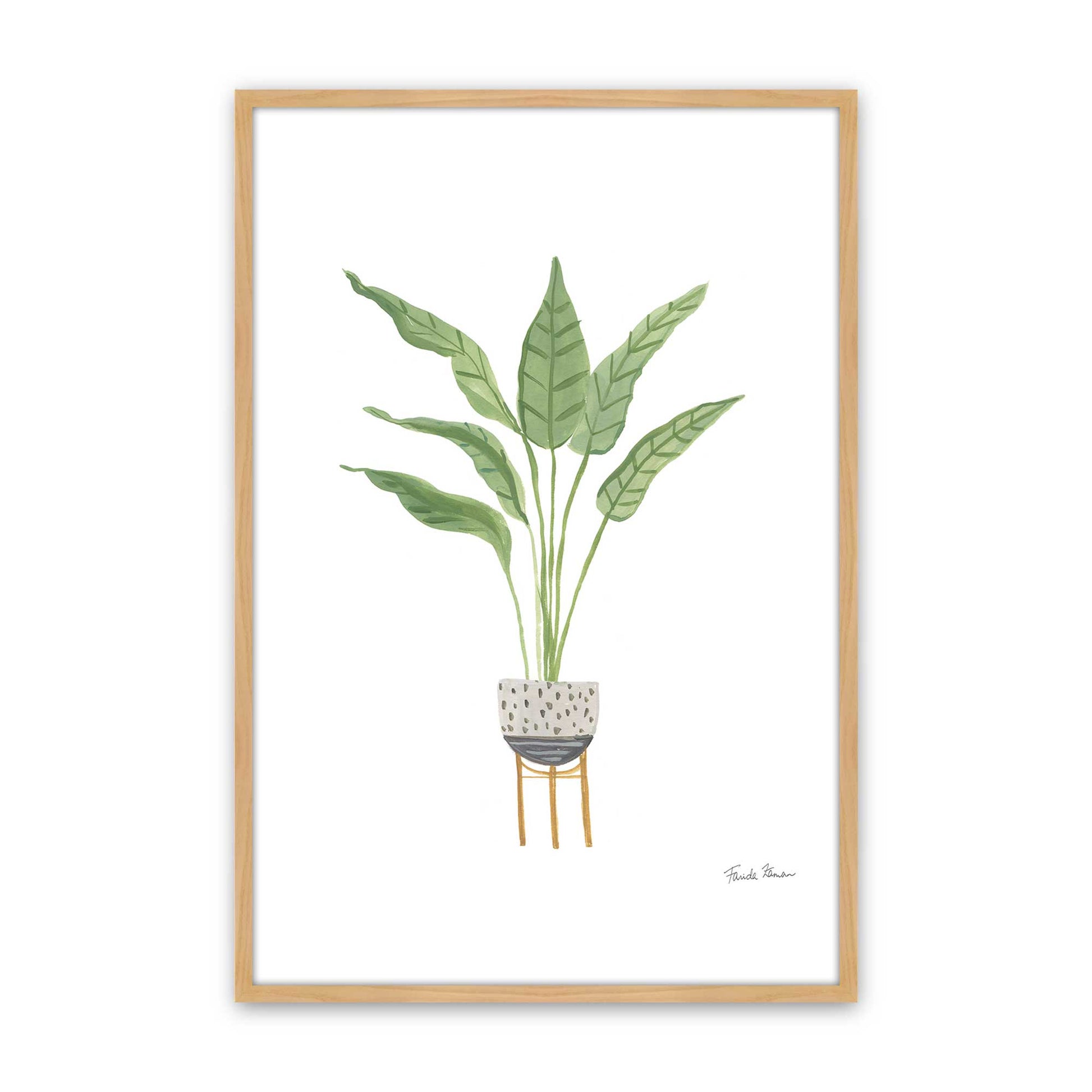 [Color:American Maple], Picture of art in a American Maple frame