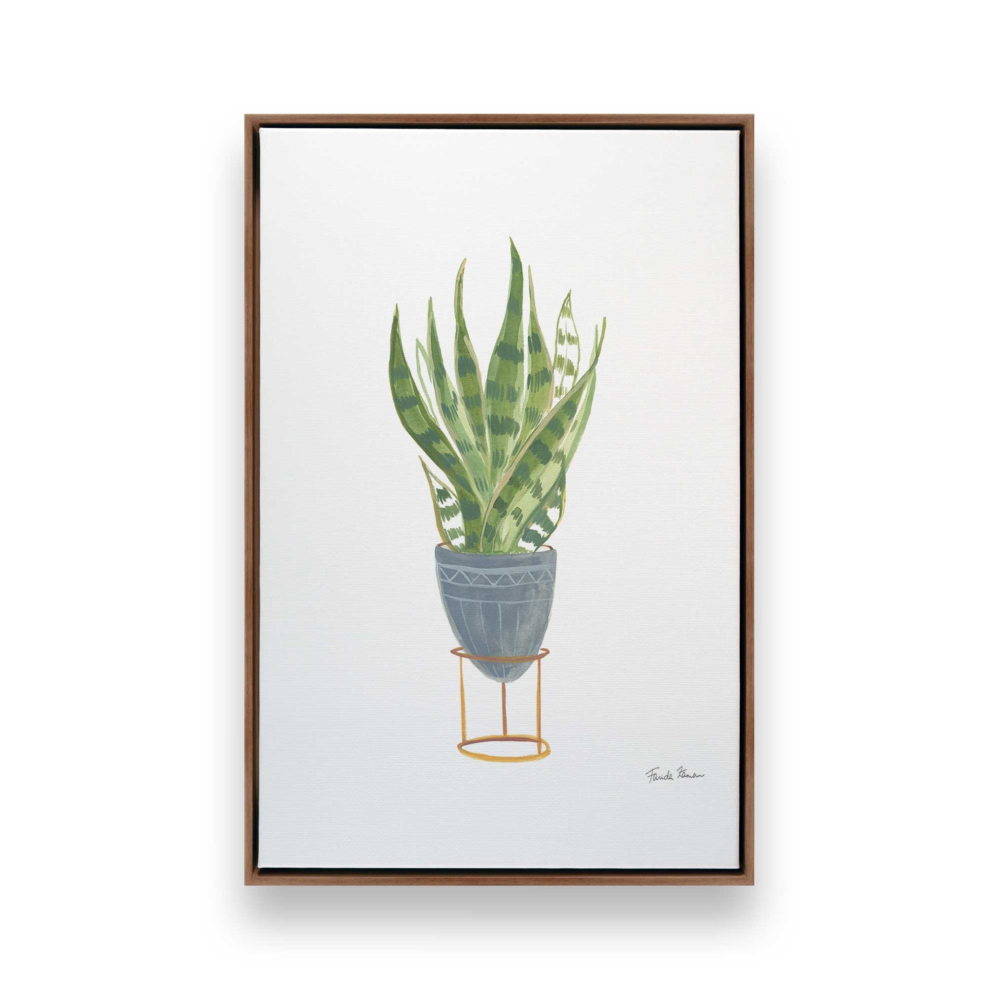 [Color:Walnut], Picture of art in a Walnut frame