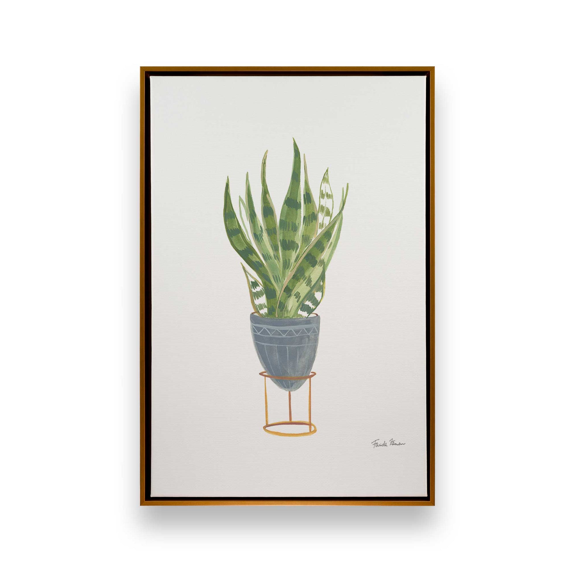 [Color:Polished Gold], Picture of art in a Polished Gold frame