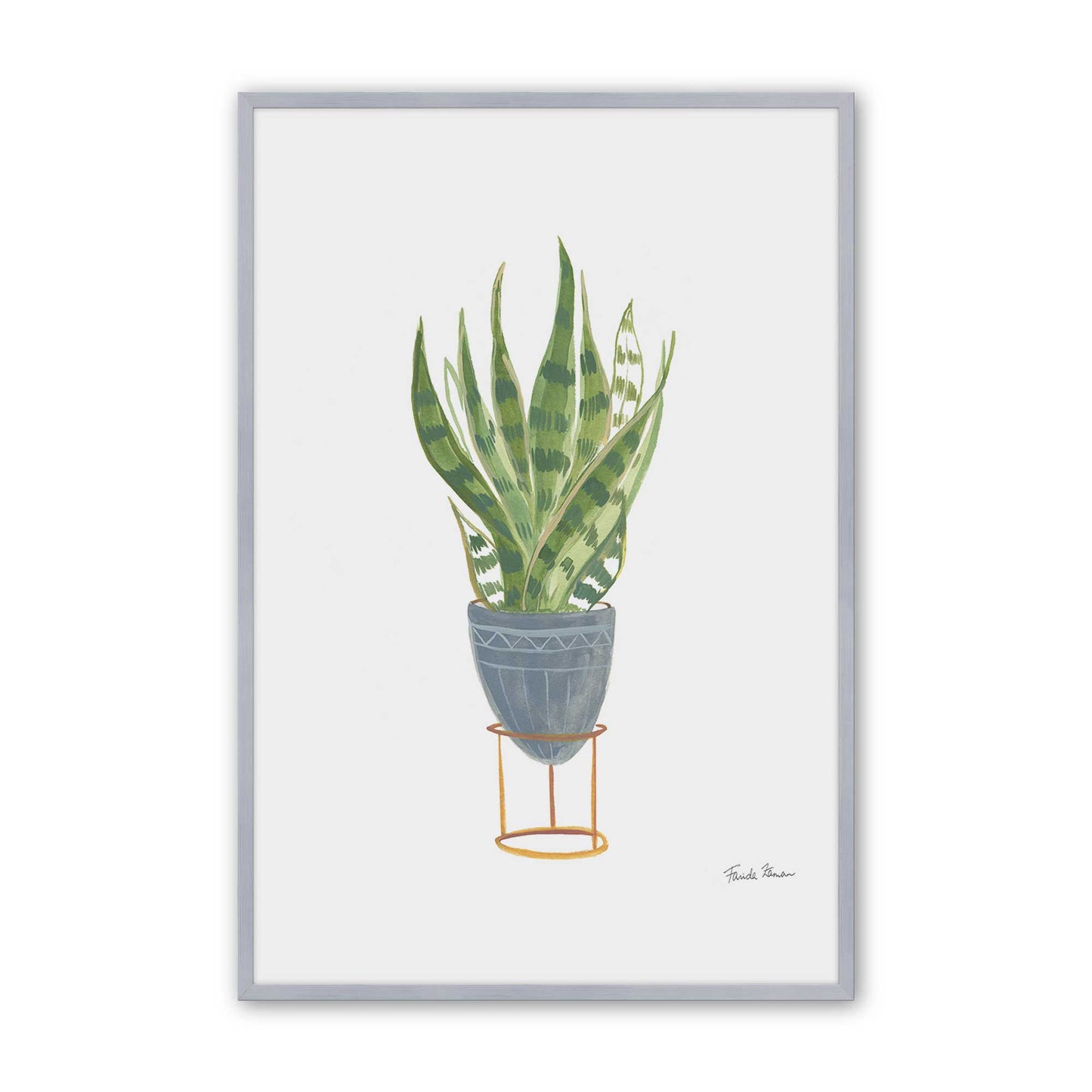 [Color:Polished Chrome], Picture of art in a Polished Chrome frame
