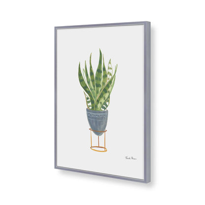 [Color:Polished Chrome], Picture of art in a Polished Chrome frame of the corner