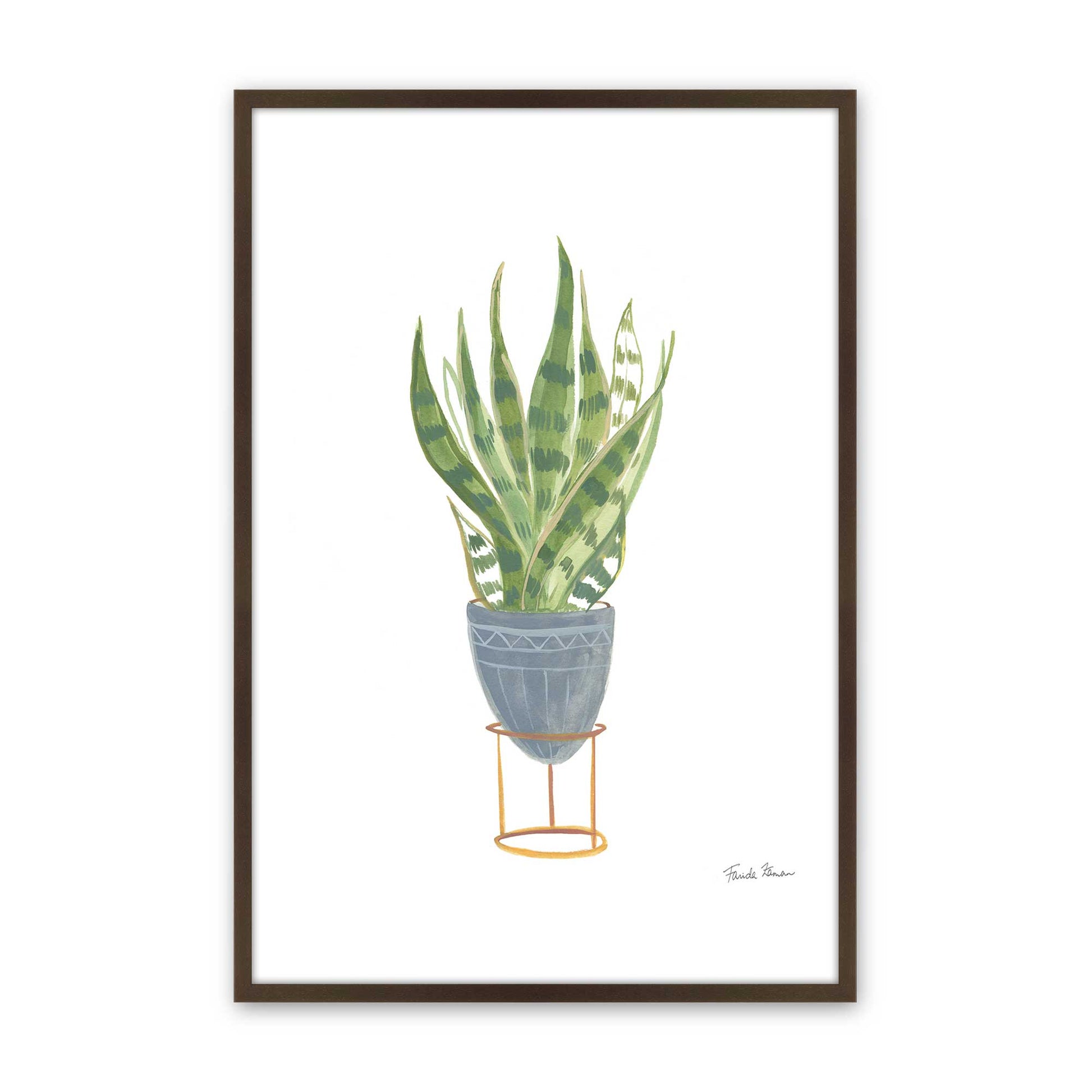 [Color:Belvinder Brown], Picture of art in a Belvinder Brown frame