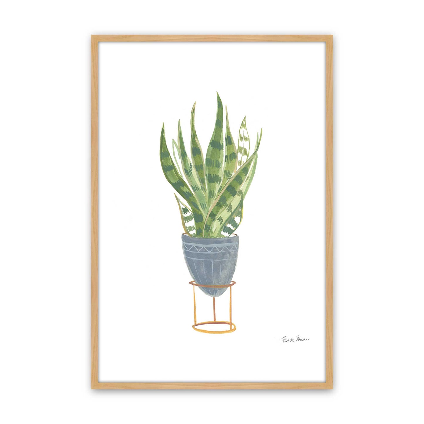 [Color:American Maple], Picture of art in a American Maple frame