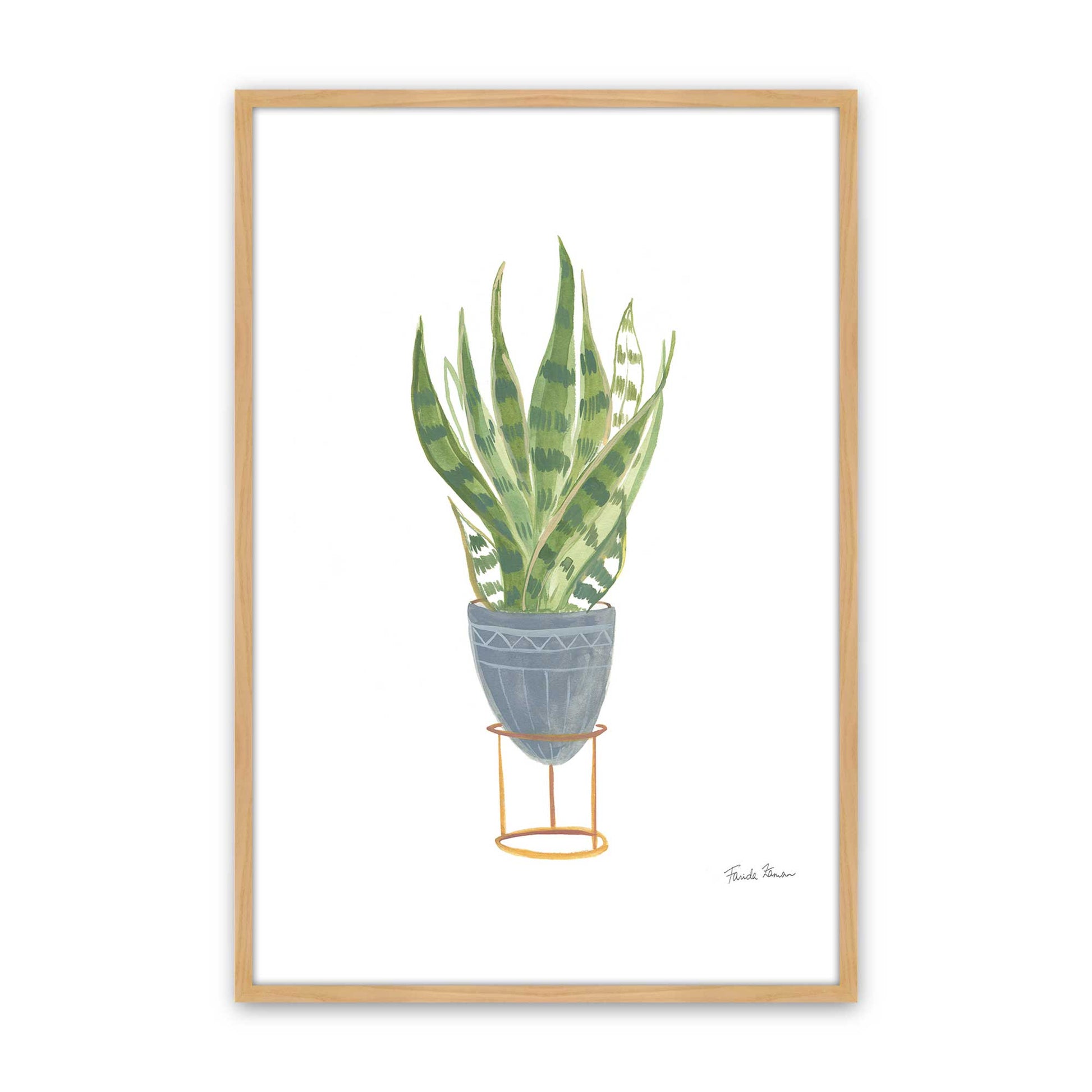 [Color:American Maple], Picture of art in a American Maple frame