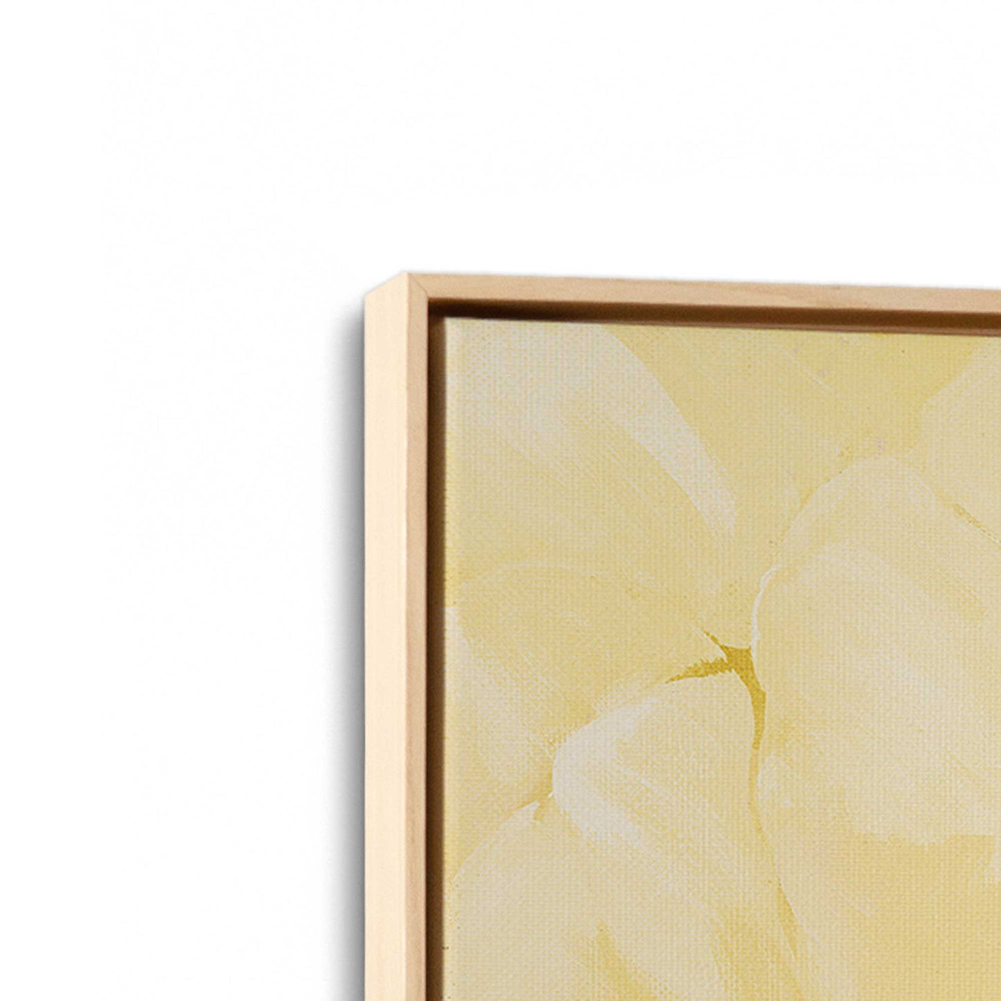 [Color:American Maple], Picture of art in a American Maple frame at an angle