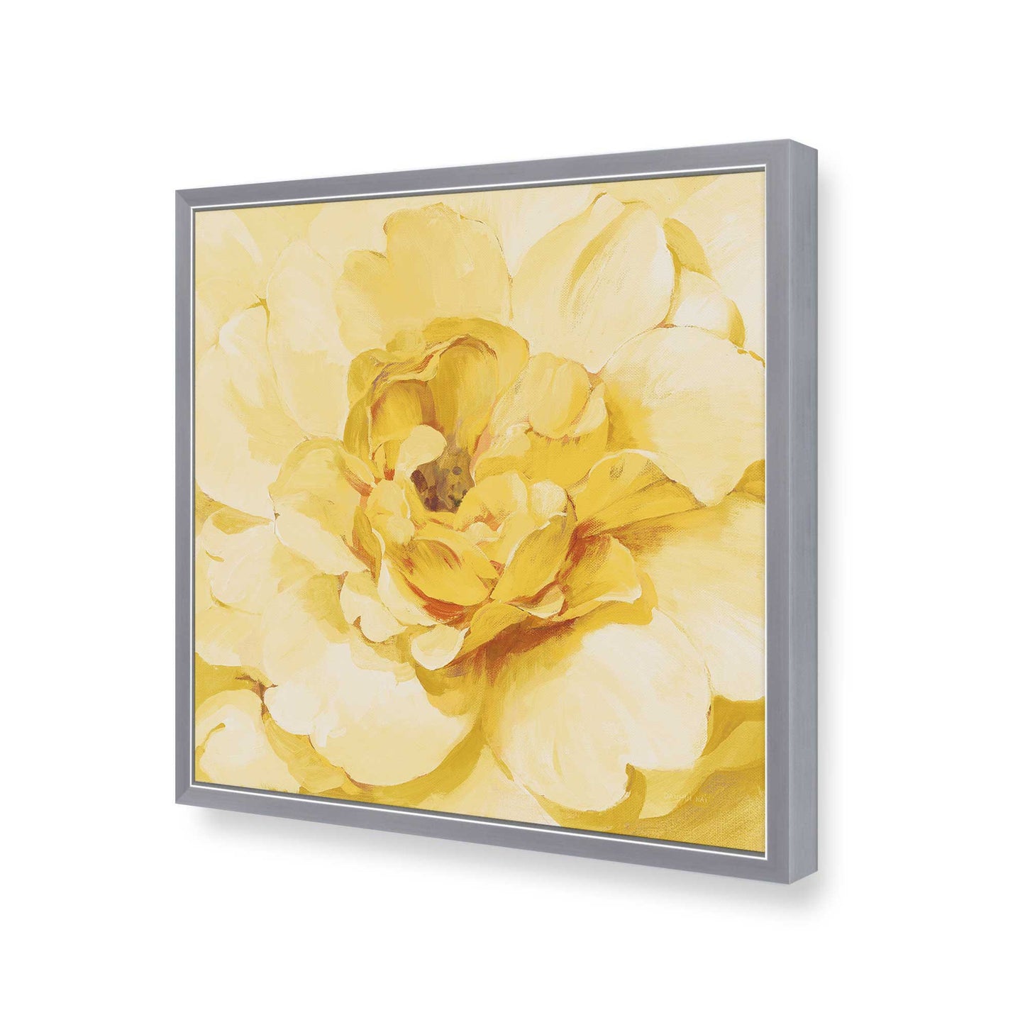 [Color:Polished Chrome], Picture of art in a Polished Chrome frame of the corner