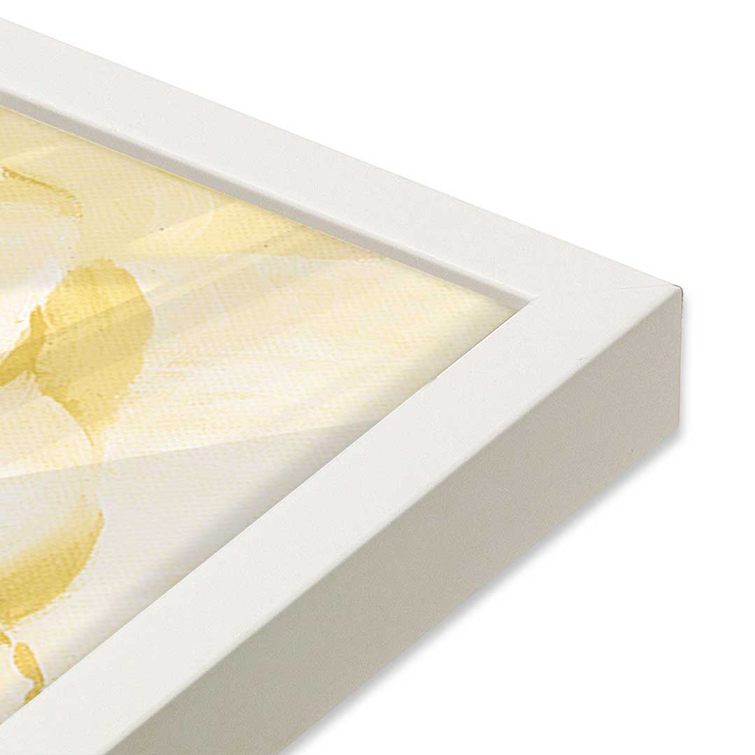 [Color:Opaque White], Picture of art in a Opaque White frame at an angle
