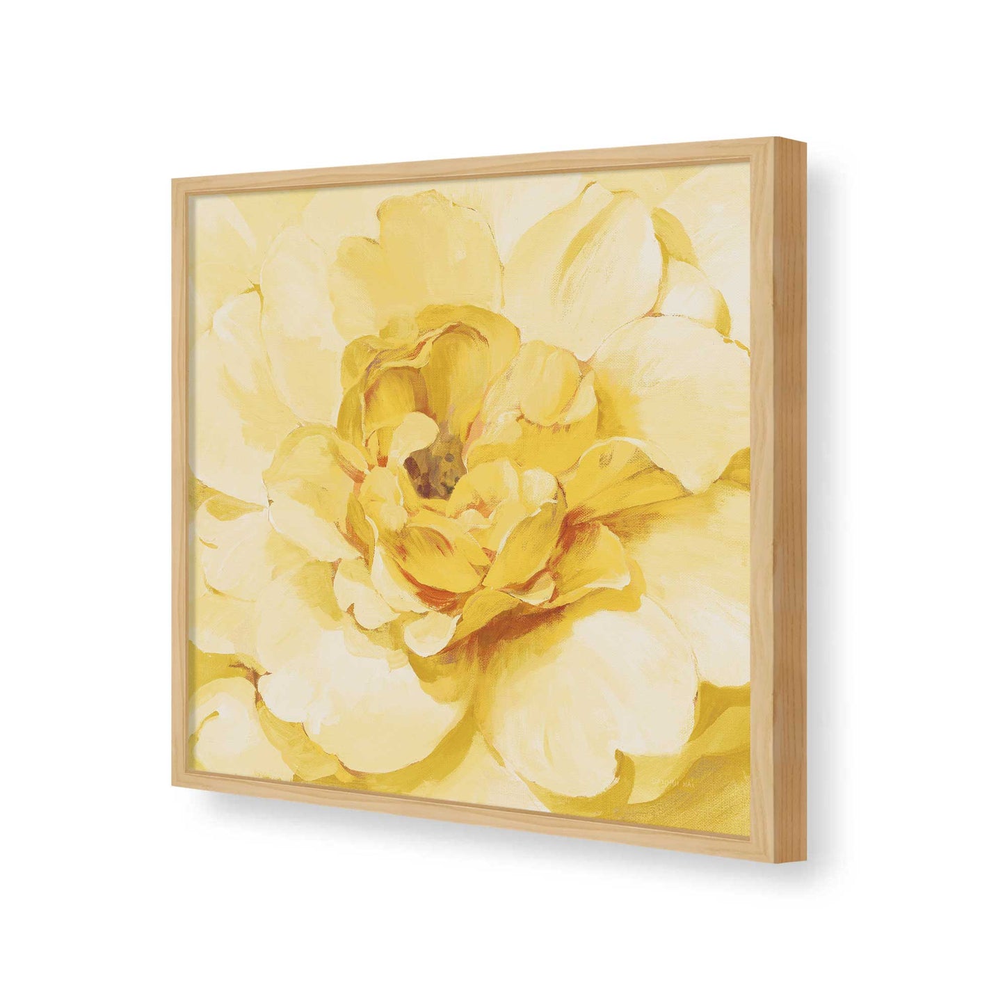 [Color:American Maple], Picture of art in a American Maple frame of the corner
