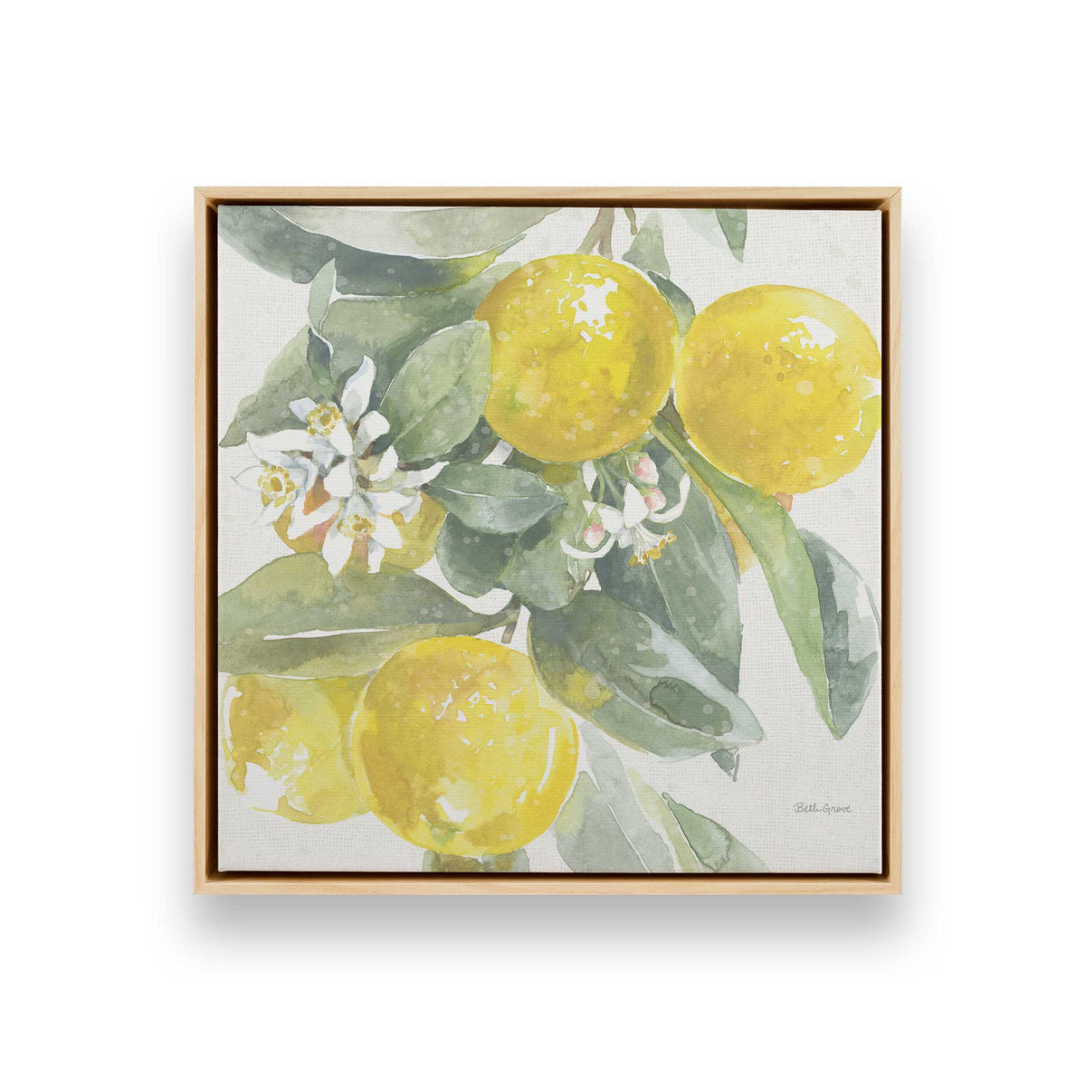 [Color:American Maple], Picture of art in an American Maple frame