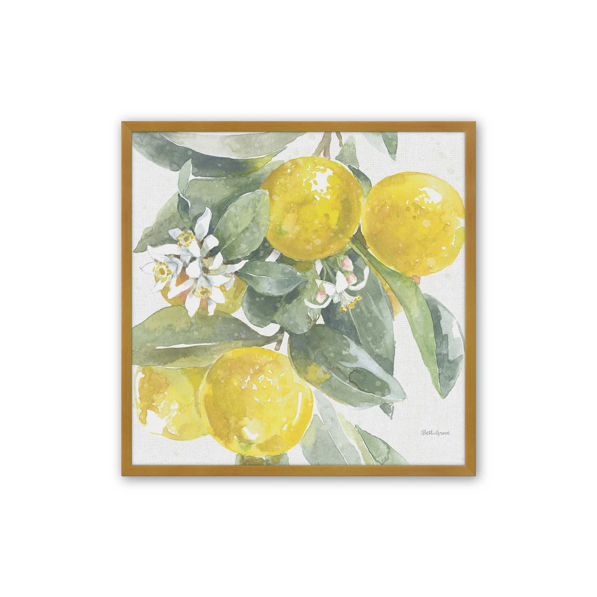 [Color:Polished Gold], Picture of art in a Polished Gold frame