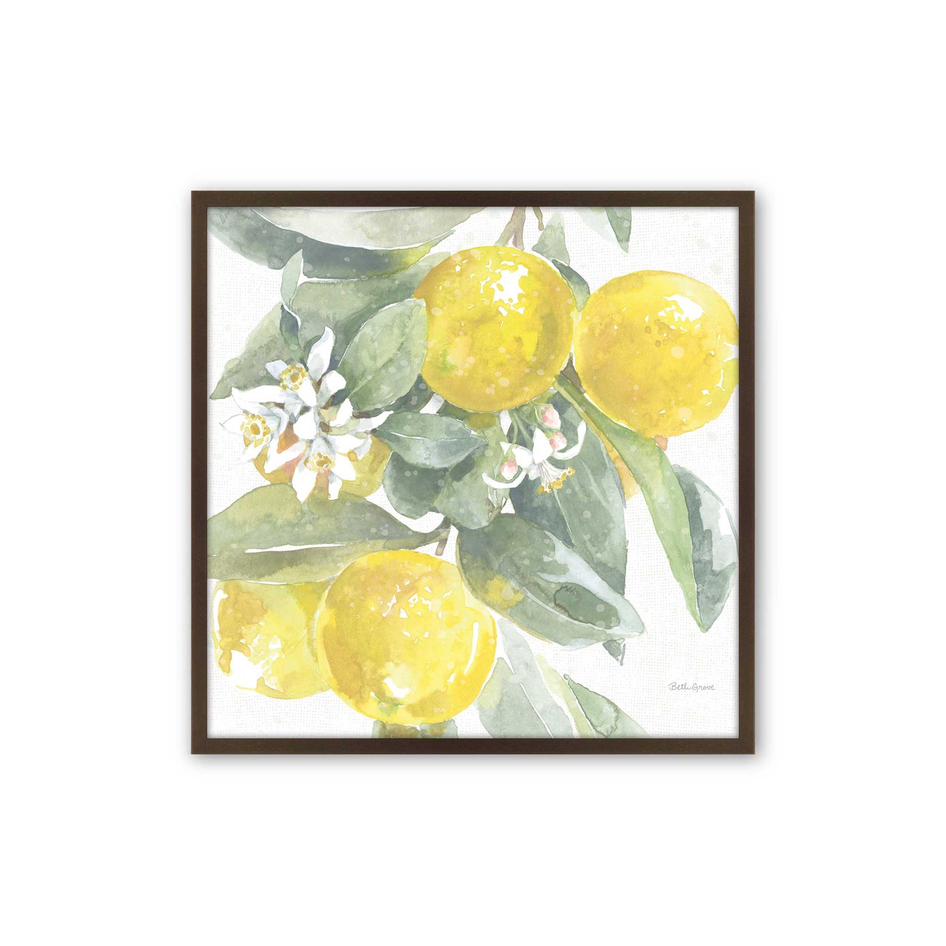 [Color:Espresso], Picture of art in a Espresso frame