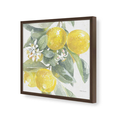 [Color:Espresso], Picture of art in a Espresso frame of the corner