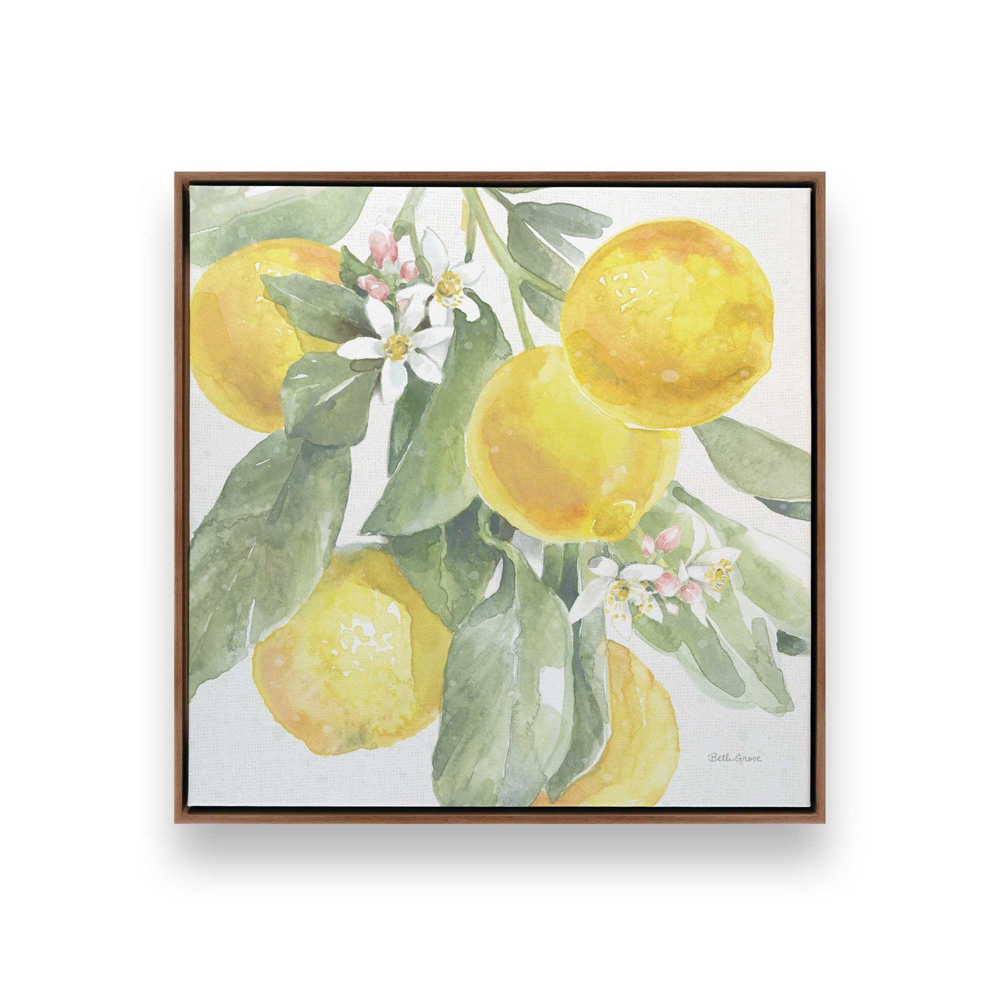 [Color:Walnut], Picture of art in a Walnut frame