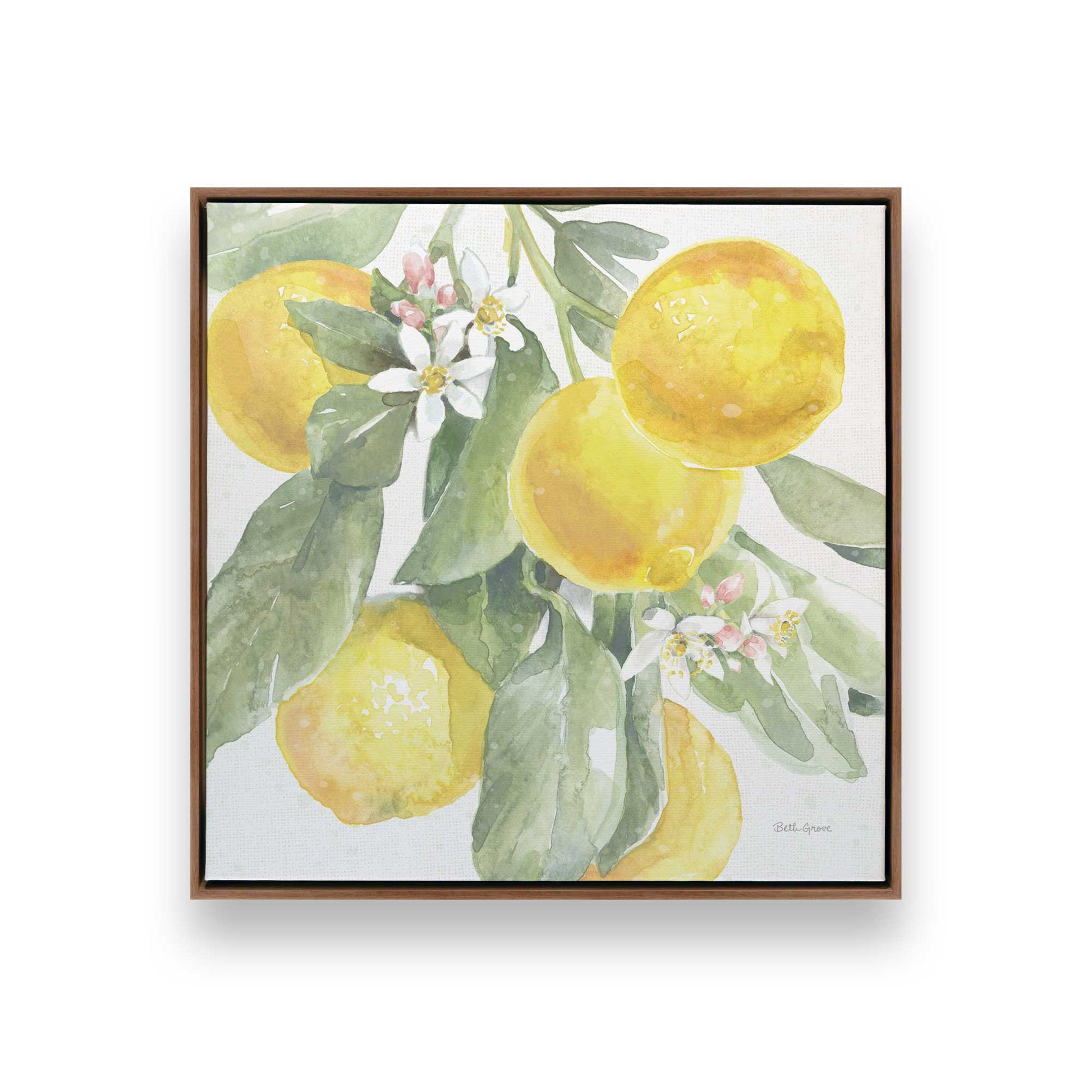 [Color:Walnut], Picture of art in a Walnut frame
