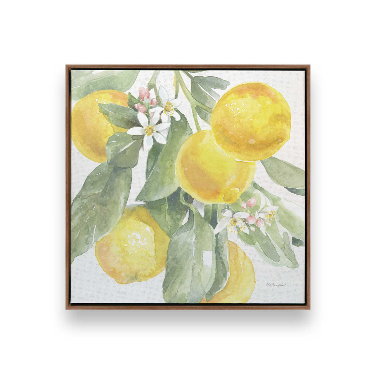 [Color:Walnut], Picture of art in a Walnut frame