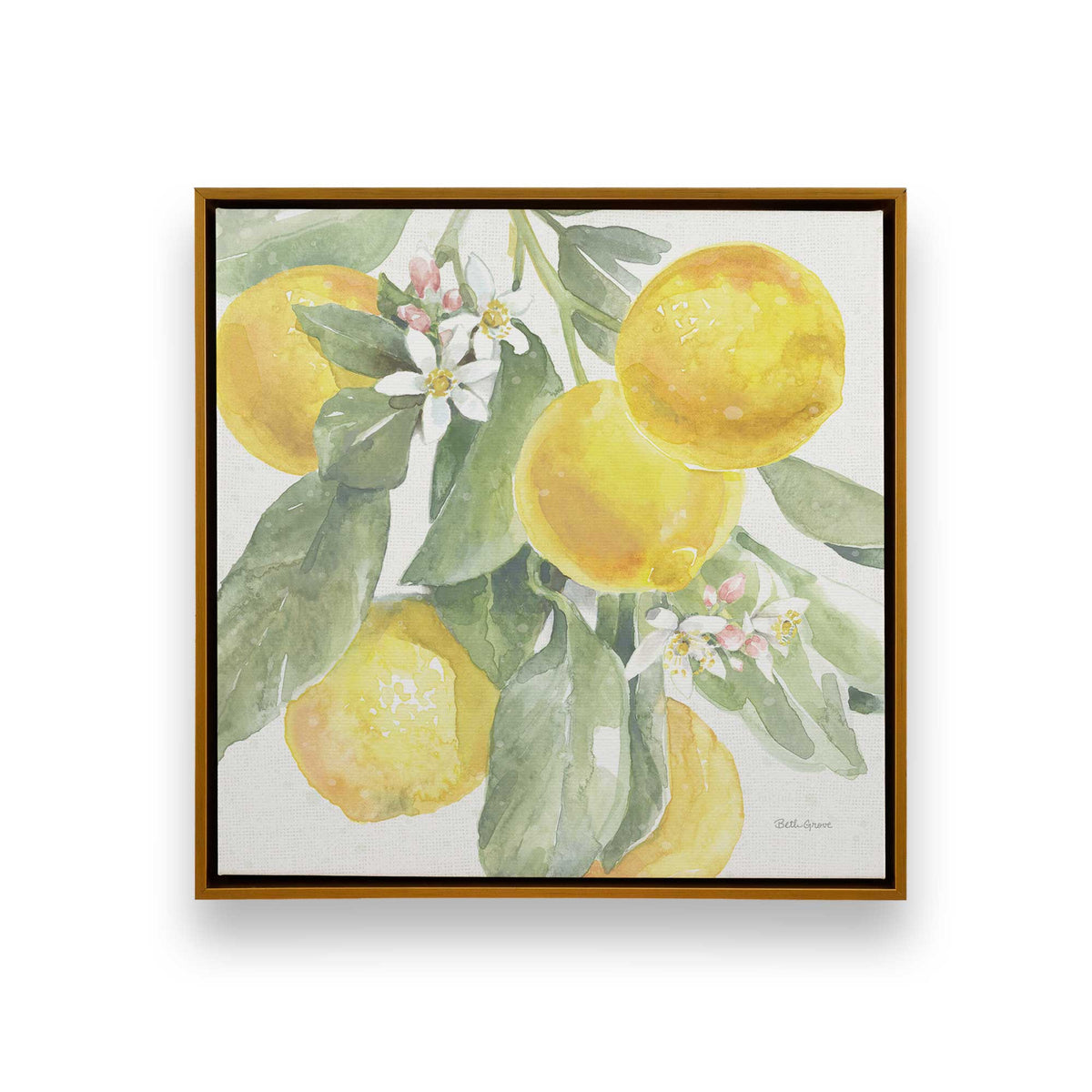 [Color:Polished Gold], Picture of art in a Polished Gold frame
