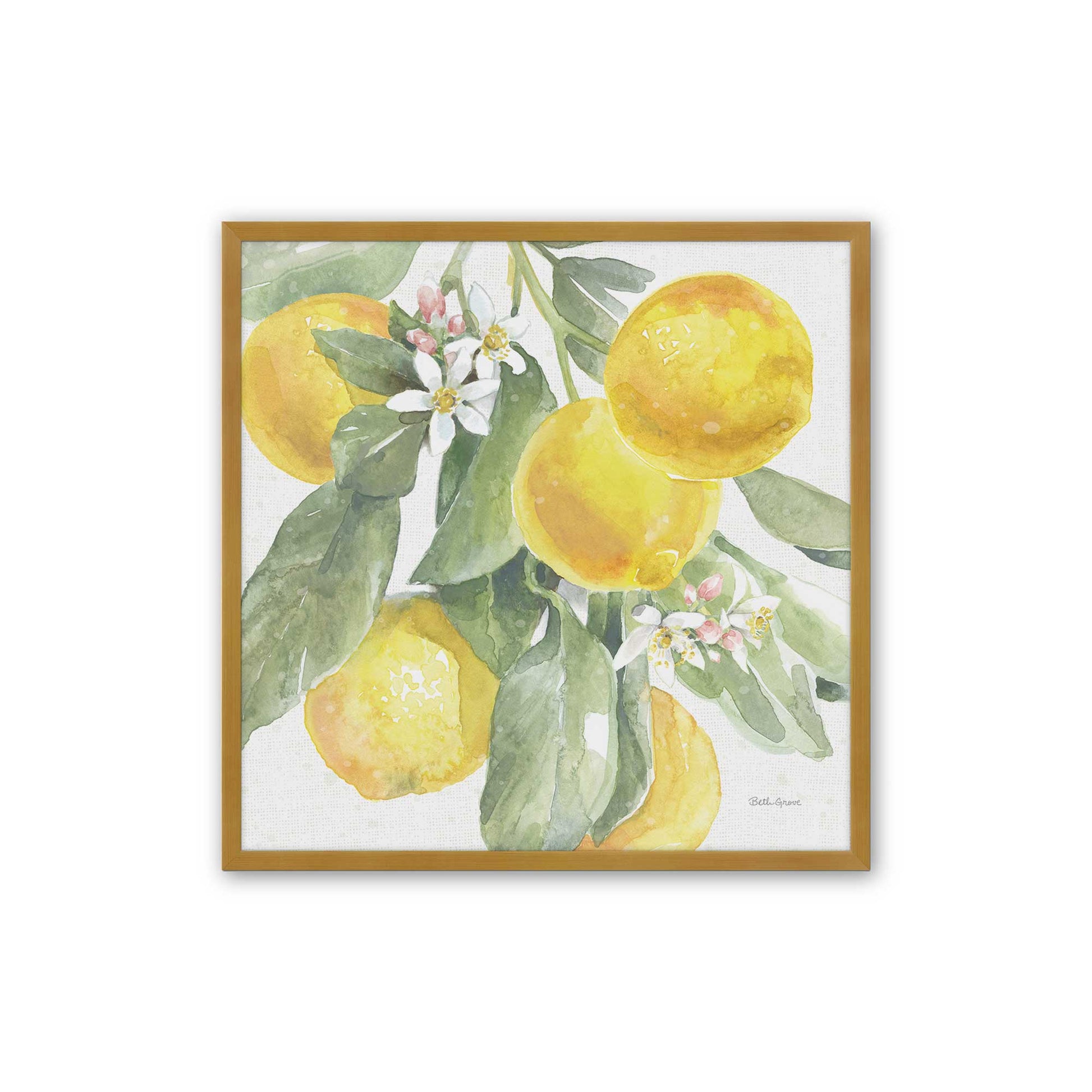 [Color:Polished Gold], Picture of art in a Polished Gold frame