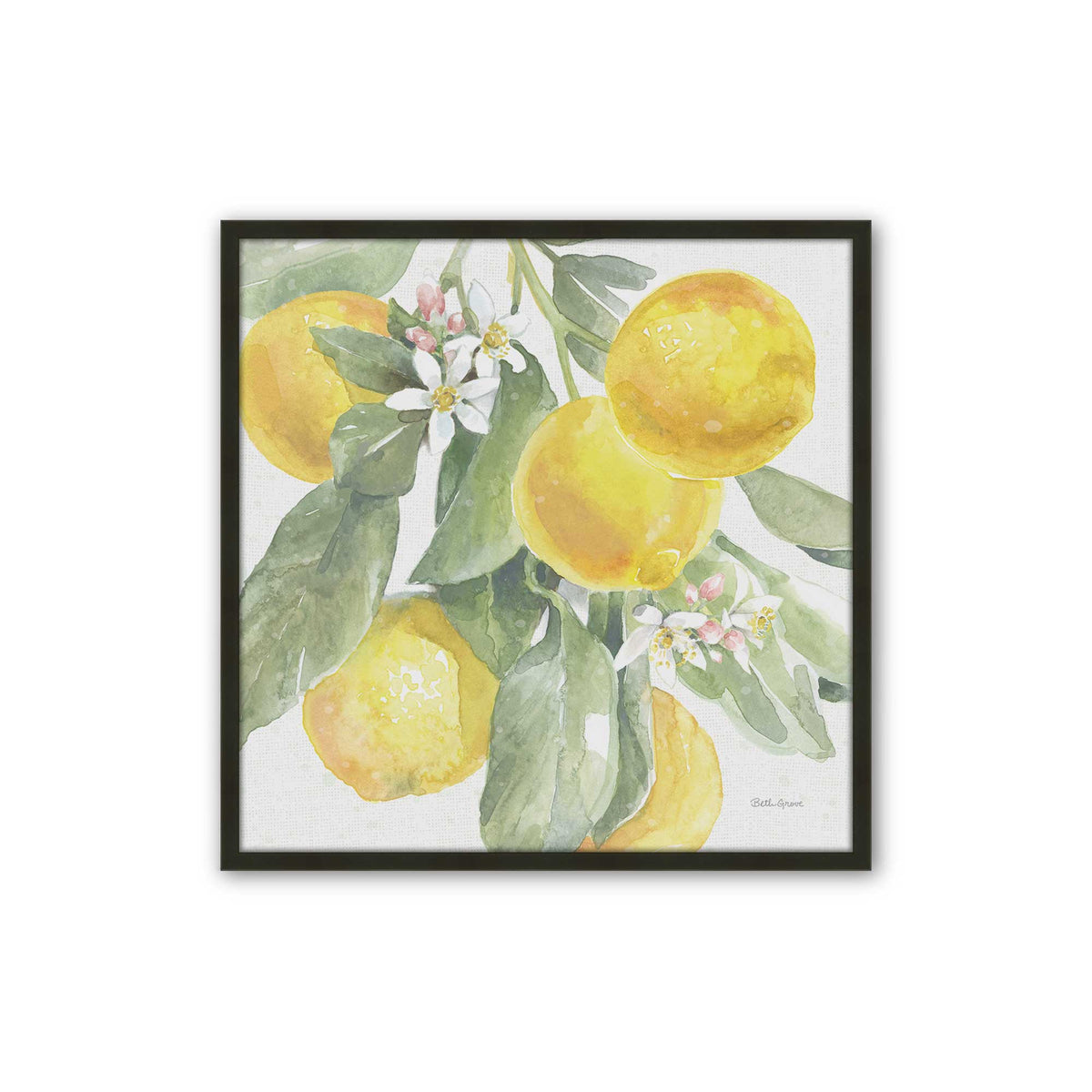 [Color:Satin Black], Picture of art in a Satin Black frame