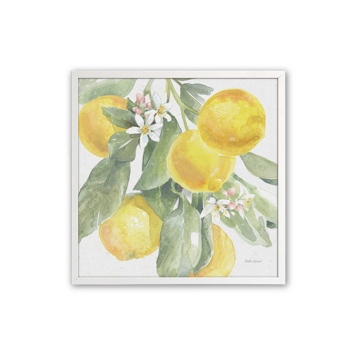 [Color:Opaque White], Picture of art in an Opaque White frame