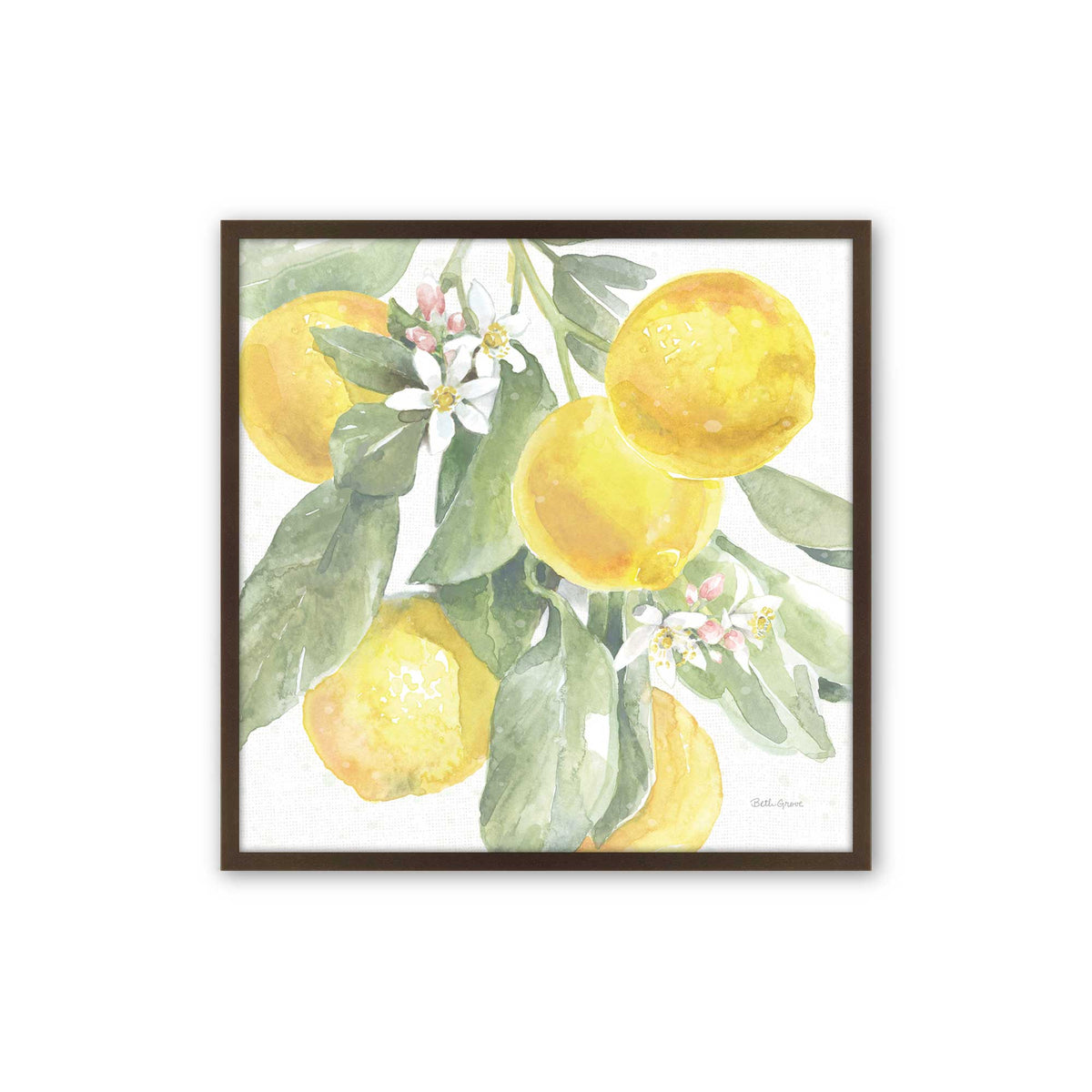 [Color:Belvinder Brown], Picture of art in a Belvinder Brown frame