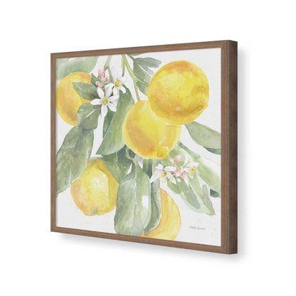 [Color:Walnut], Picture of art in a Walnut frame of the corner