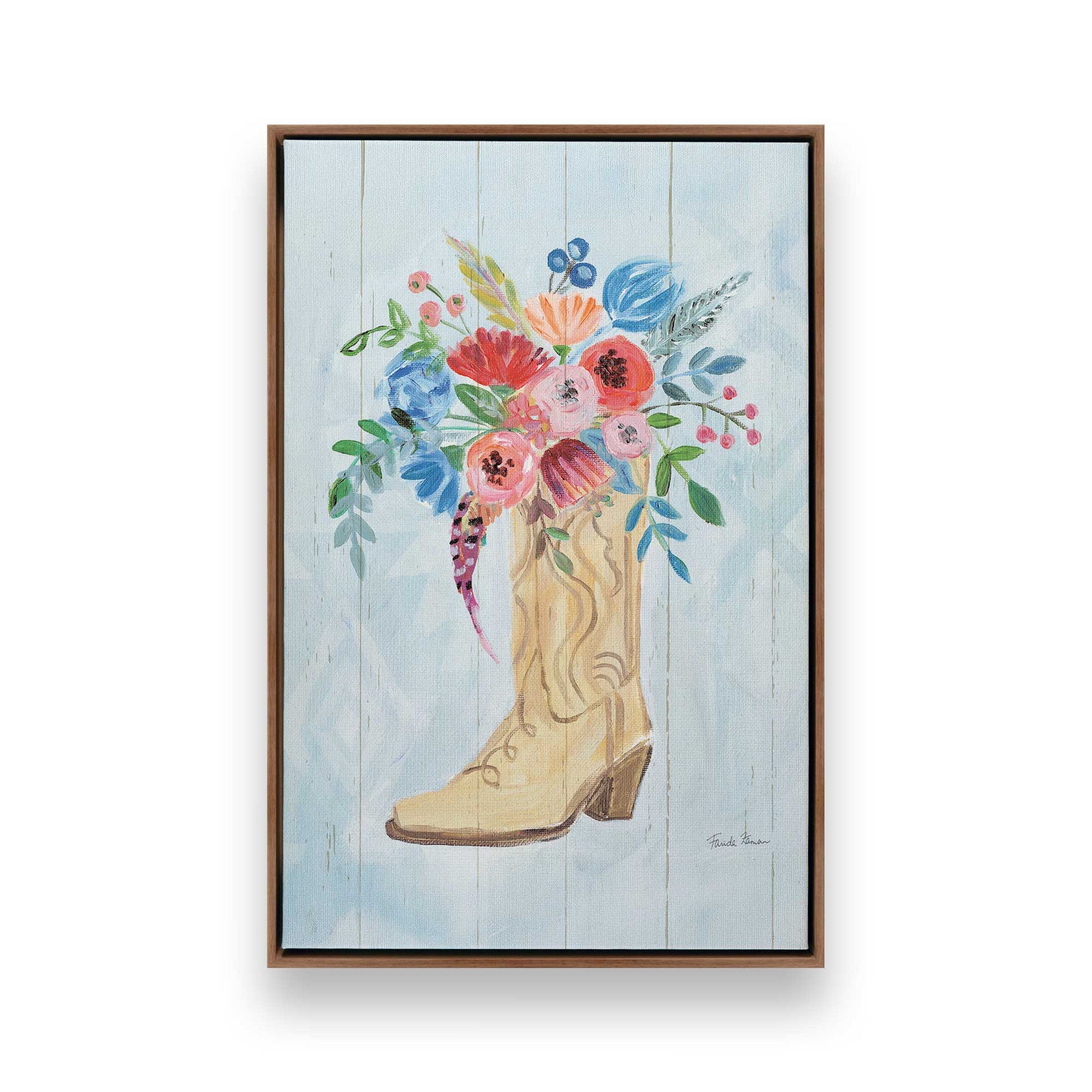 [Color:Walnut], Picture of art in a Walnut frame