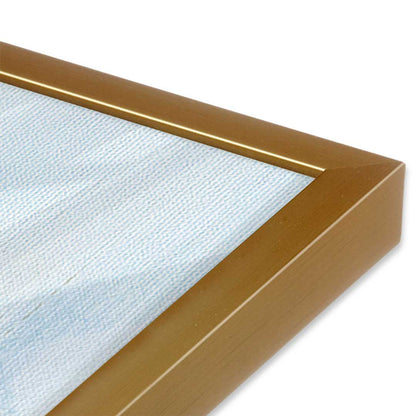 [Color:Polished Gold], Picture of art in a Polished Gold frame at an angle